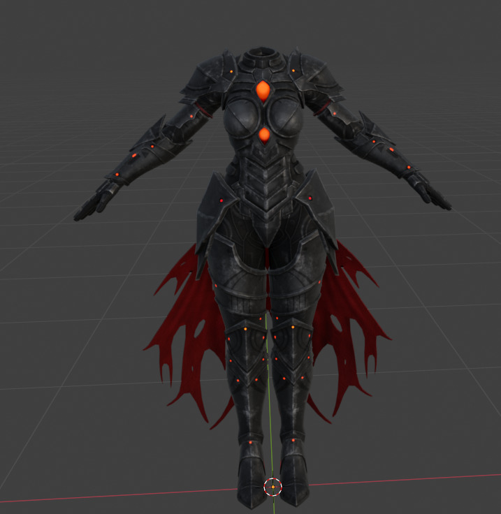 Ophelia - Game-Ready - Rigged Character - Facial Rig - PBR Low-poly 3D model_7