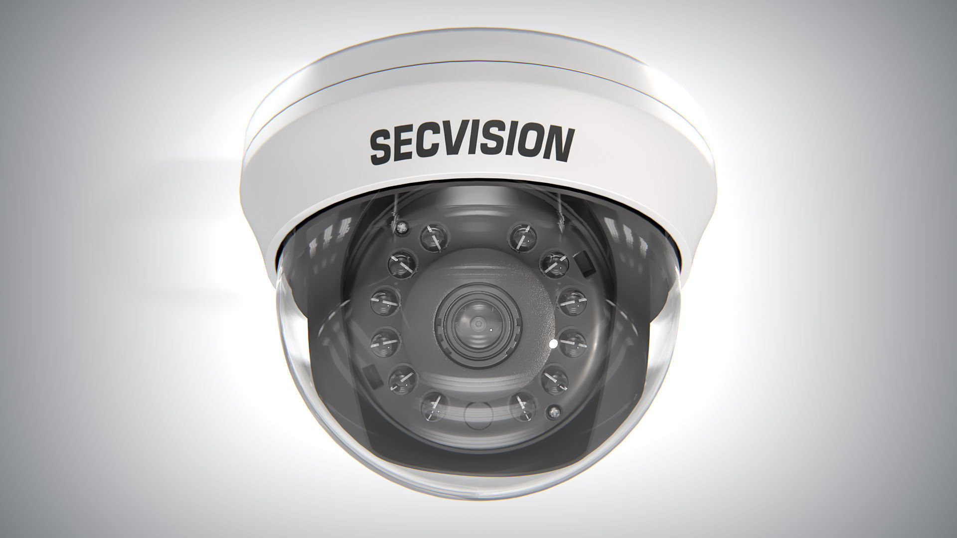 Security Camera 01 PBR Low-poly 3D model_1