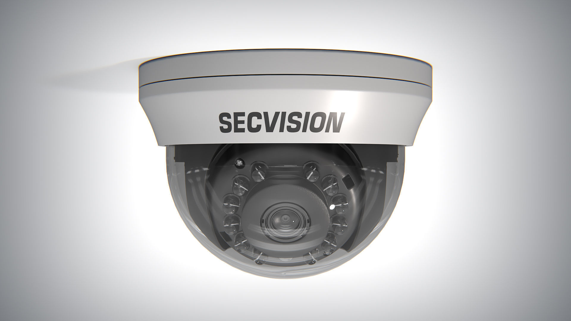 Security Camera 01 PBR Low-poly 3D model_2