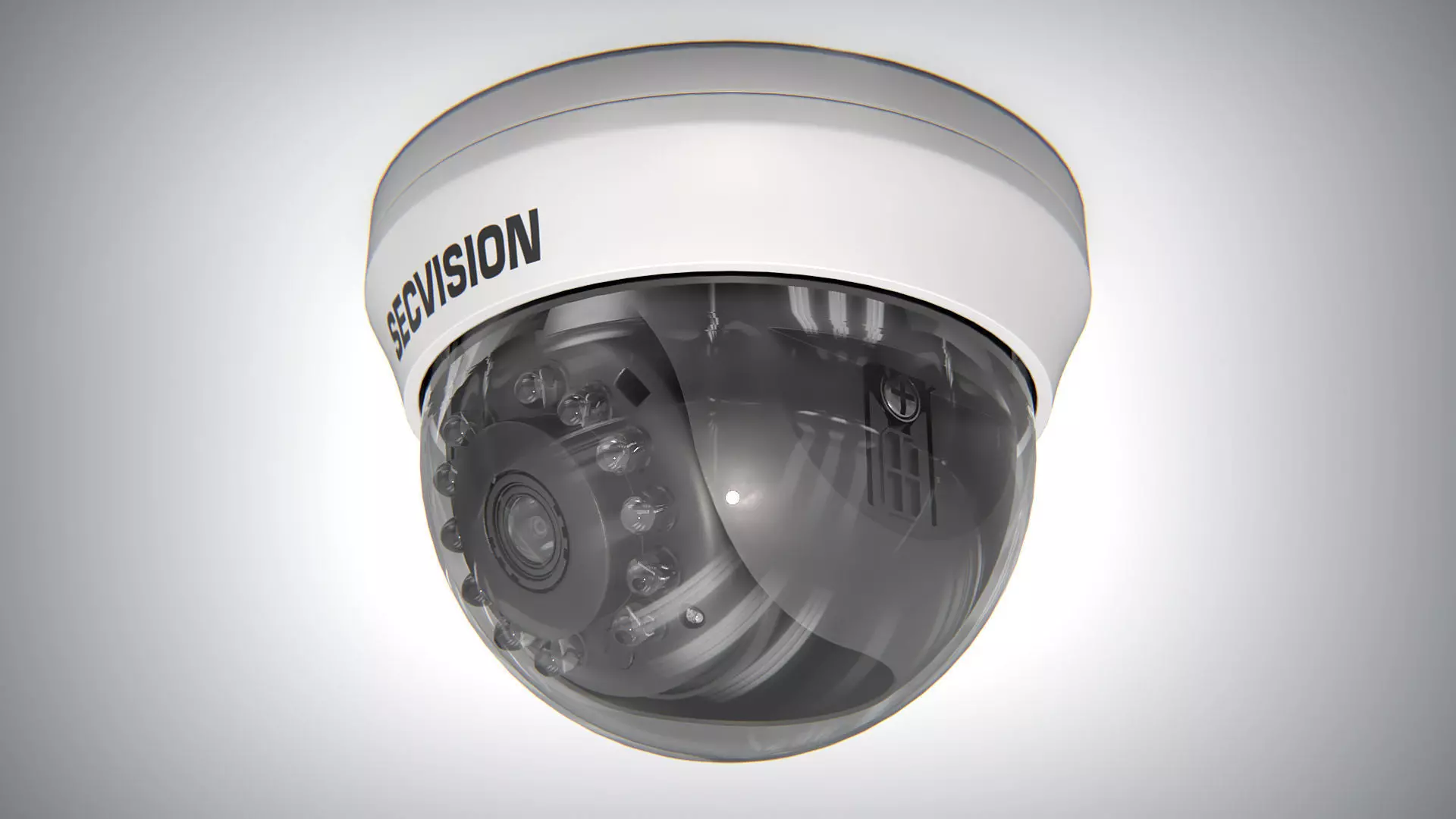 Security Camera 01 PBR Low-poly 3D model_0