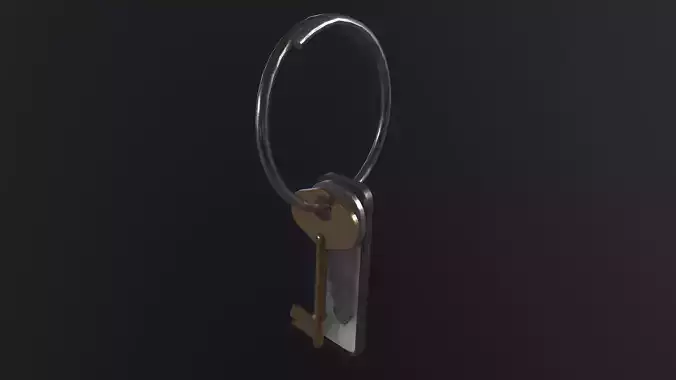 Old Keys 3D Model Low-poly 3D model