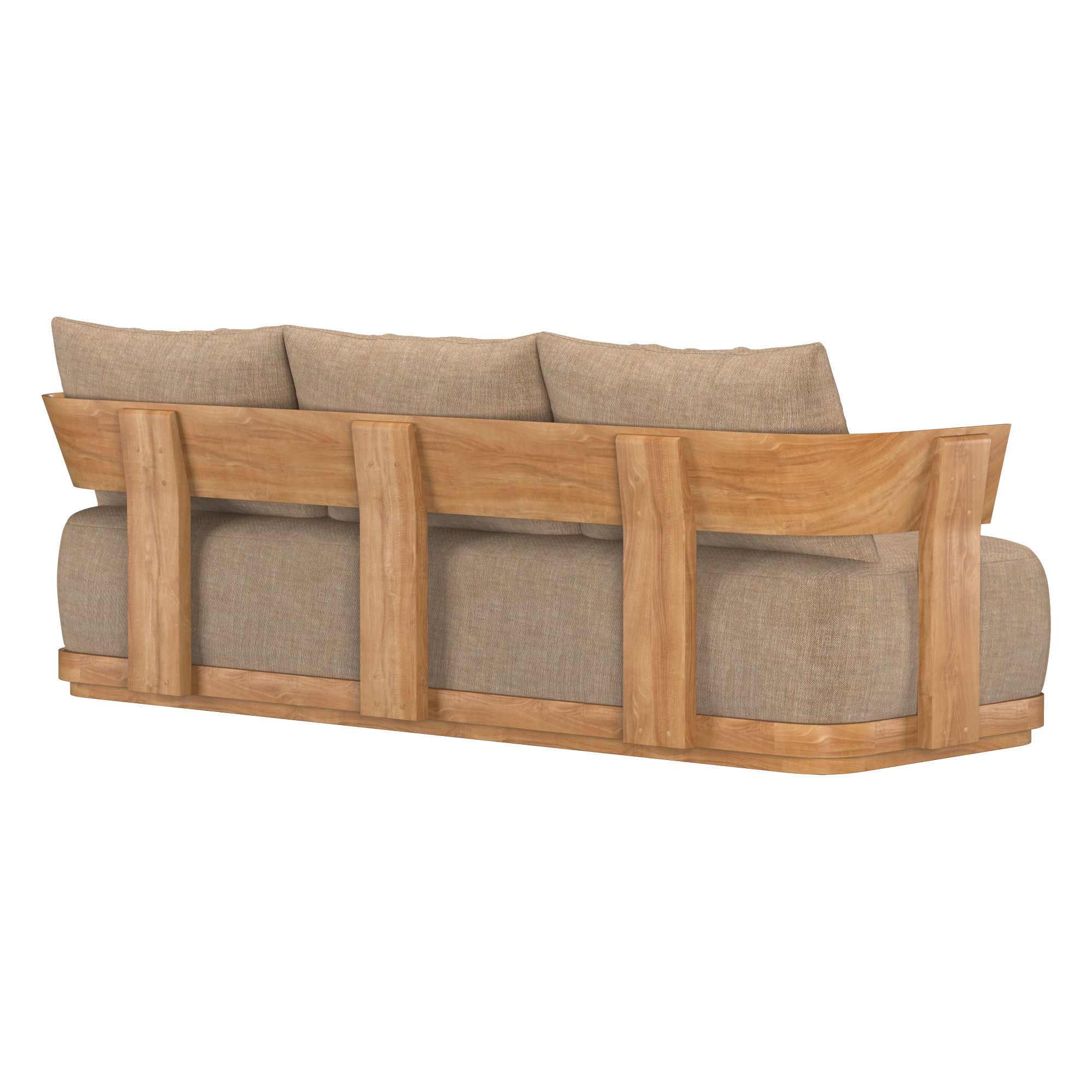 SOLARO TEAK SOFA 3D model_5