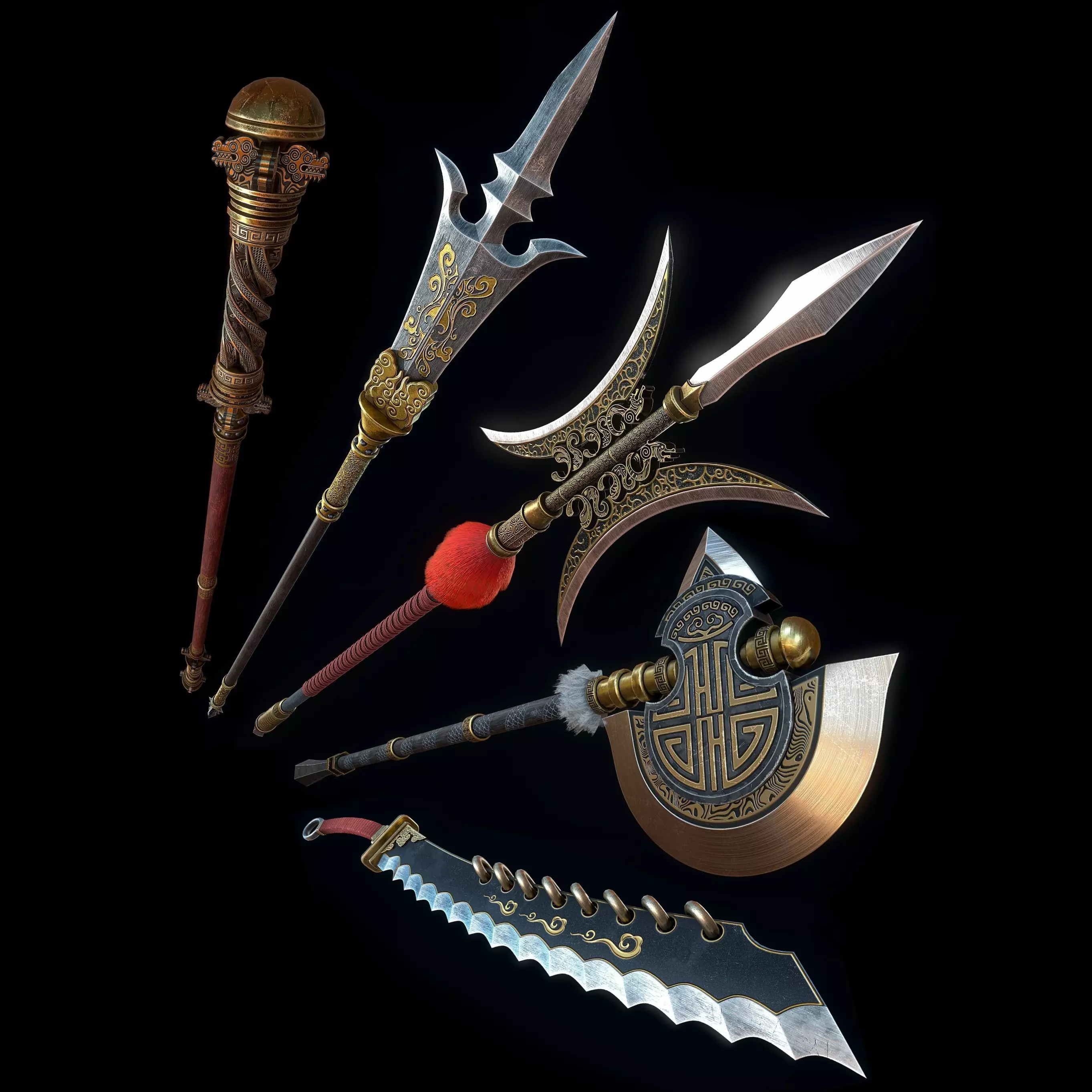 Third Collection of Ancient Chinese melee weapons