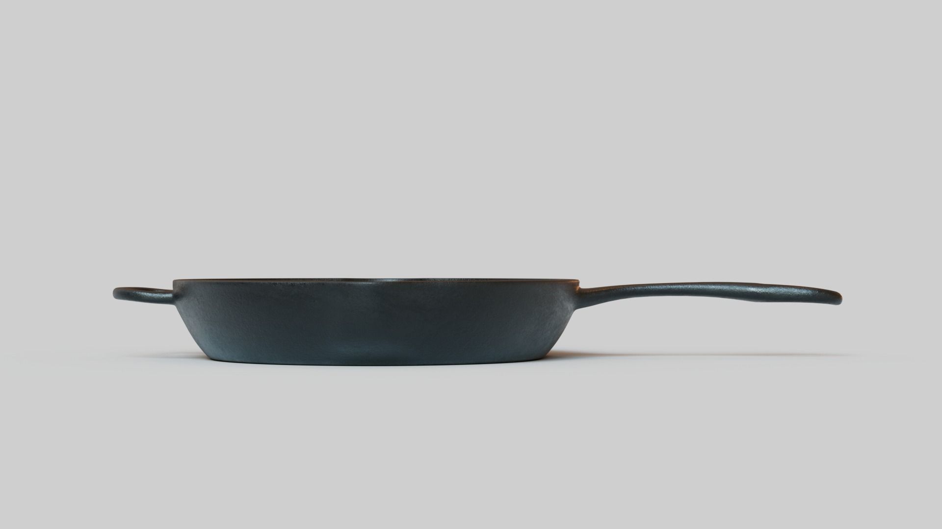 Cast Iron Grill Pan 3D model_6