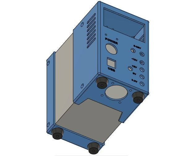 BENCH POWER SUPPLY 3D print model_3