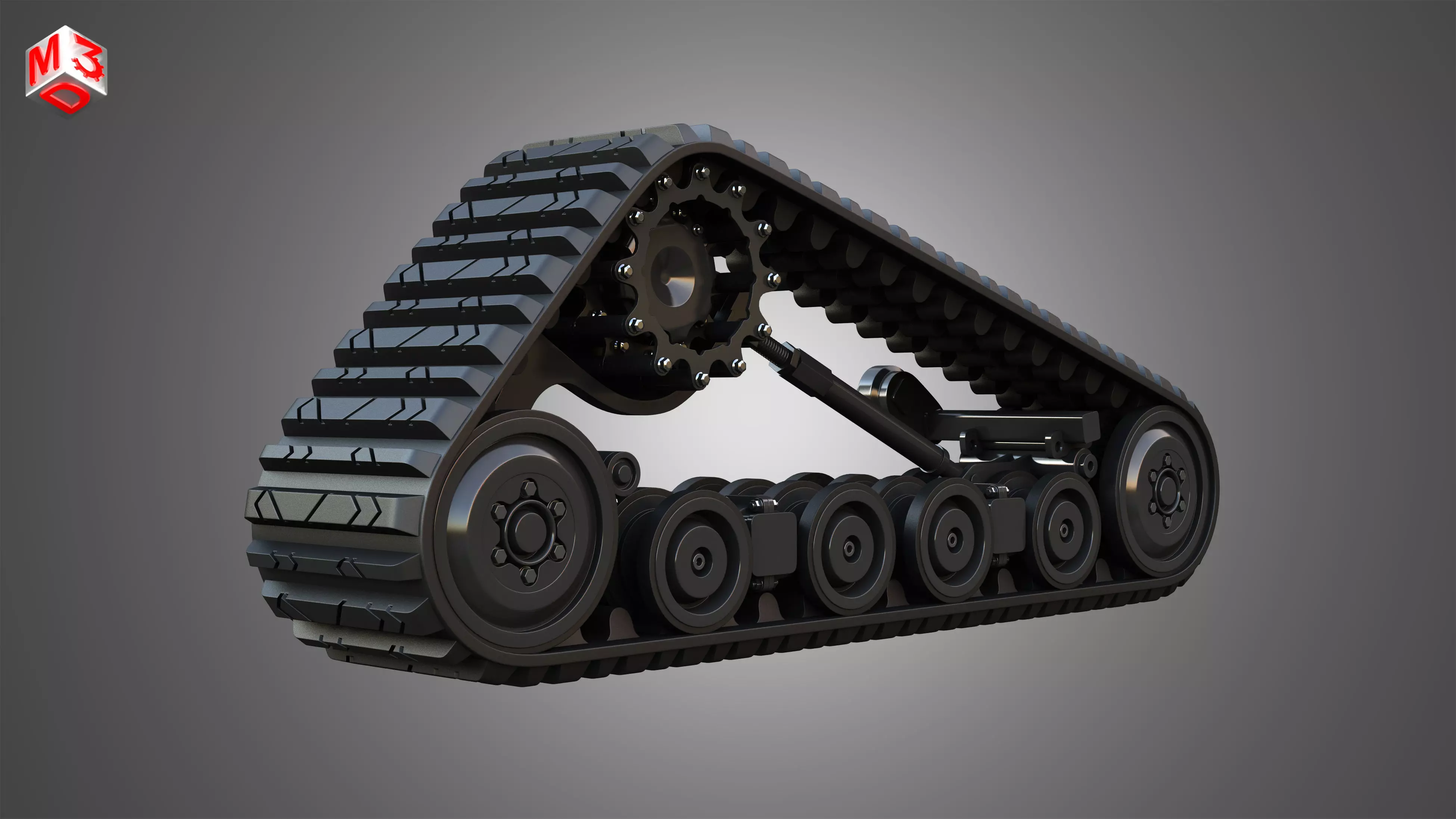 ASV VT100 Tracks - Crawlers 3D model