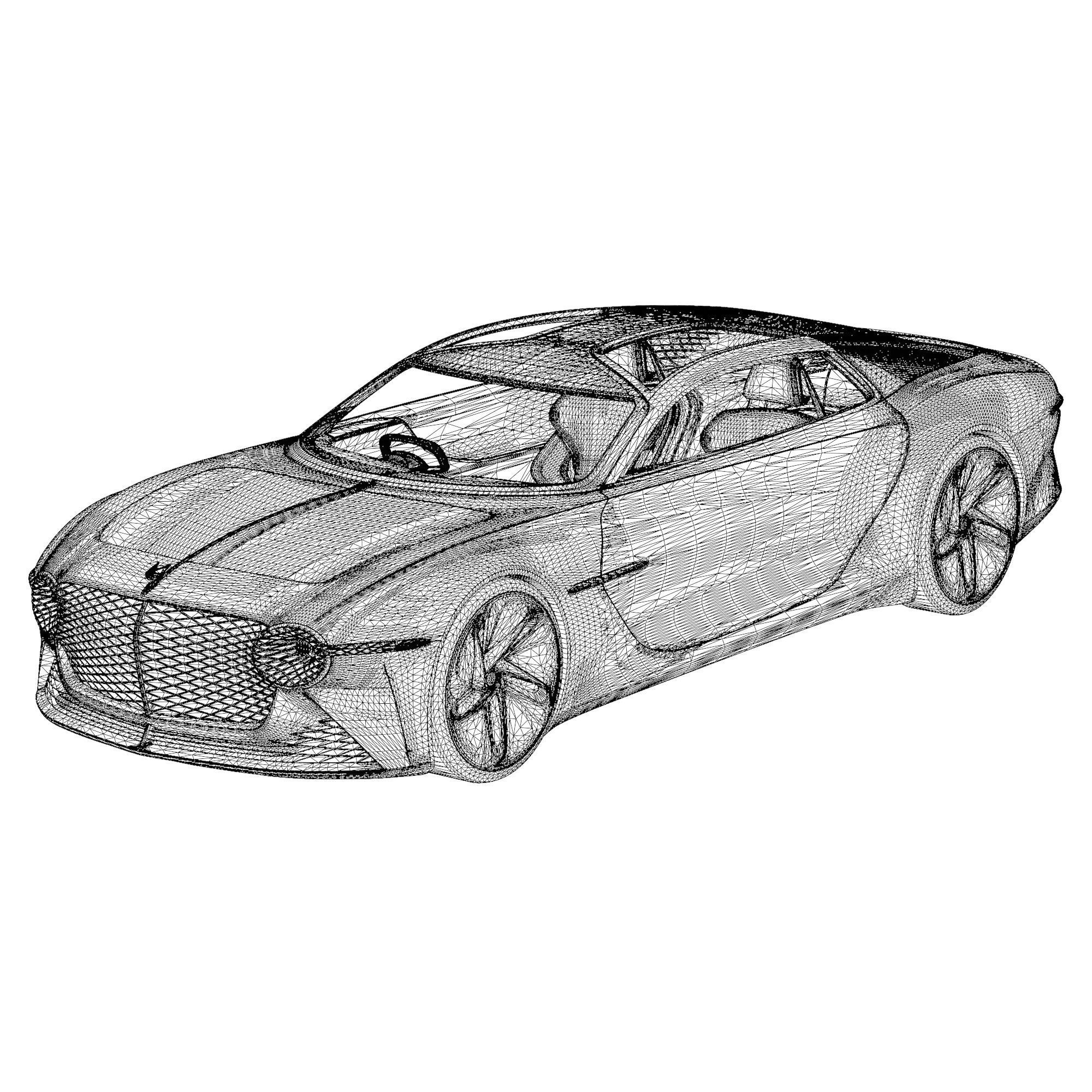 Bentley EXP 100 GT Concept 2019 3D model_17