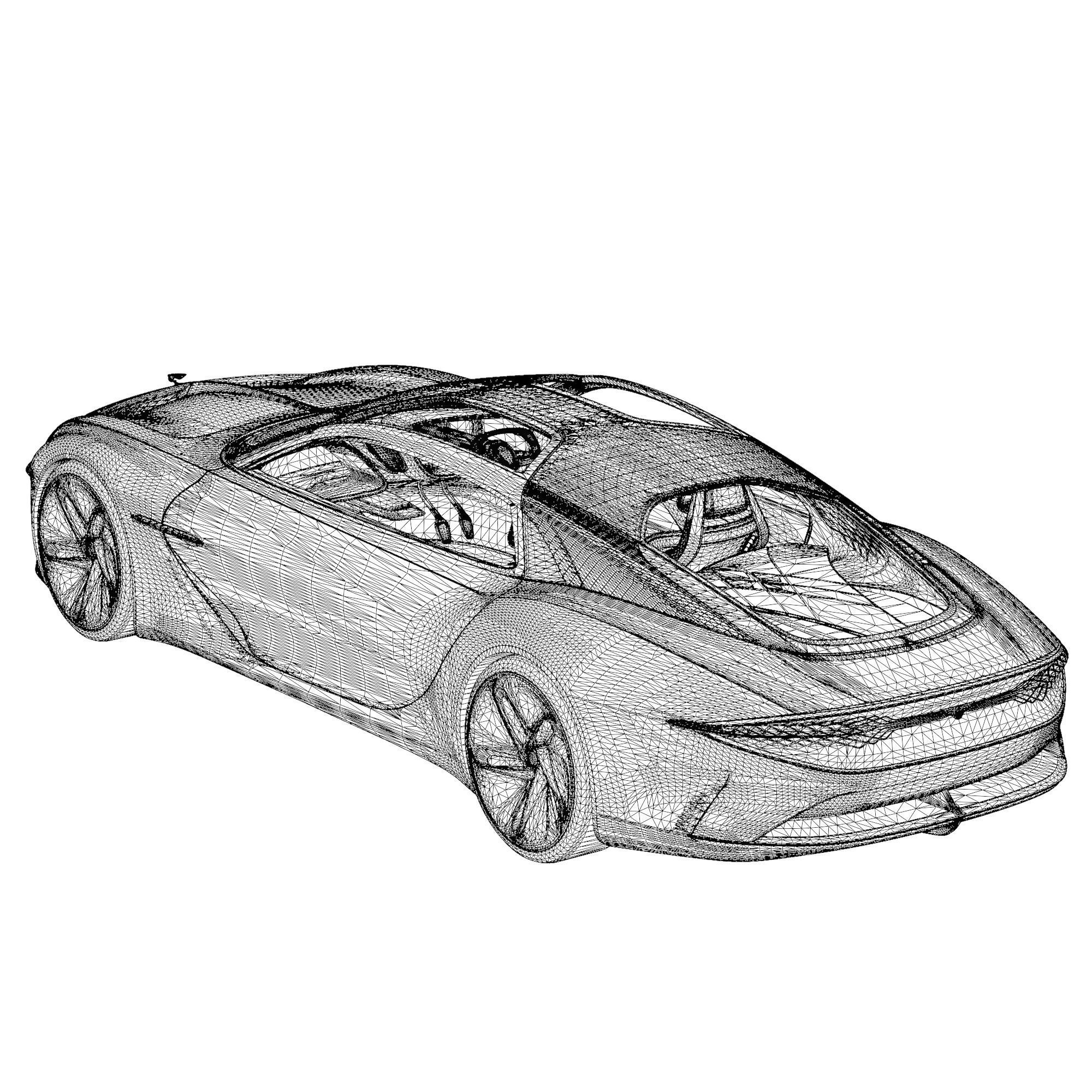 Bentley EXP 100 GT Concept 2019 3D model_18