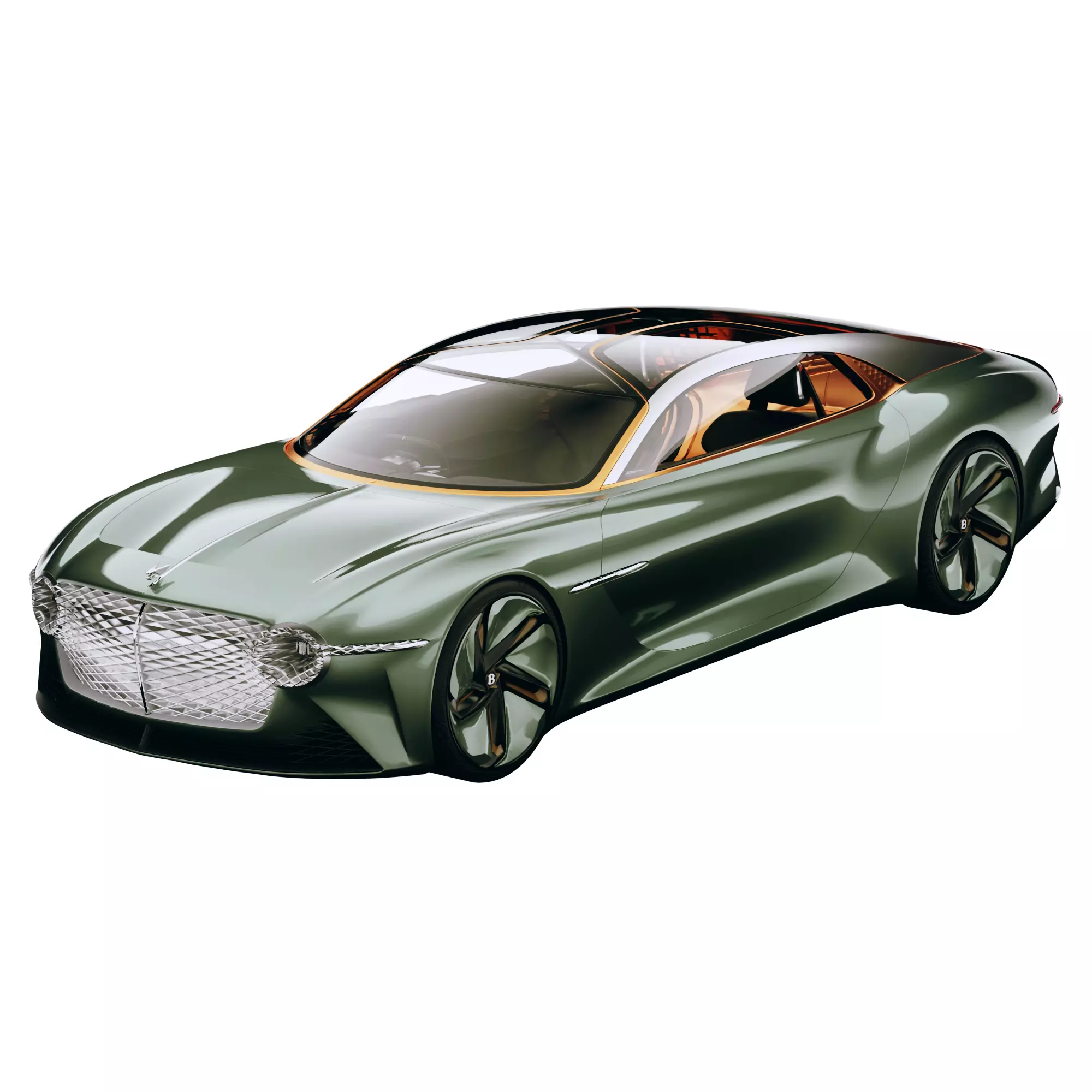 Bentley EXP 100 GT Concept 2019 3D model_0