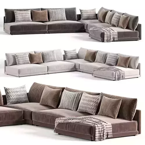 Blanche Katarina Corner Couch Sofa