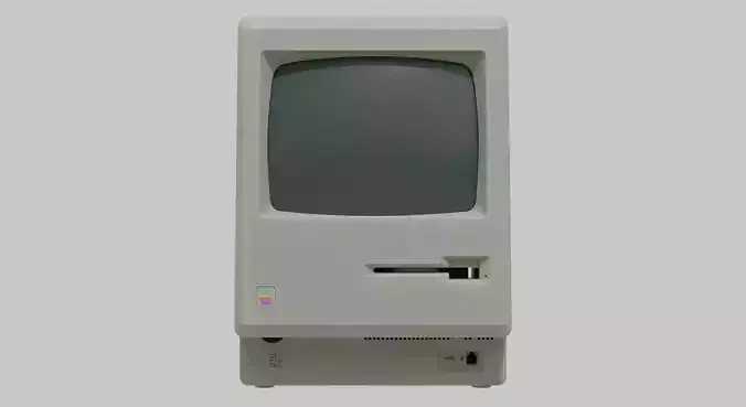 Apple Macintosh 512K 1984 3D model