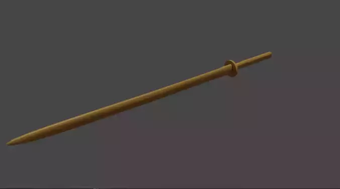 Wooden katana
