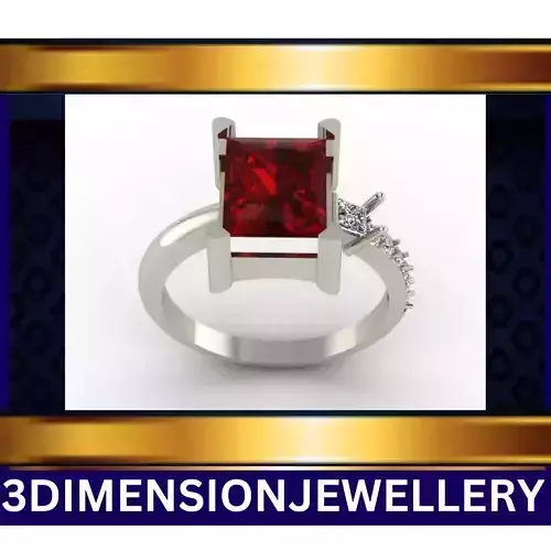 PRINCE CUT  RING RUBY  SG-19