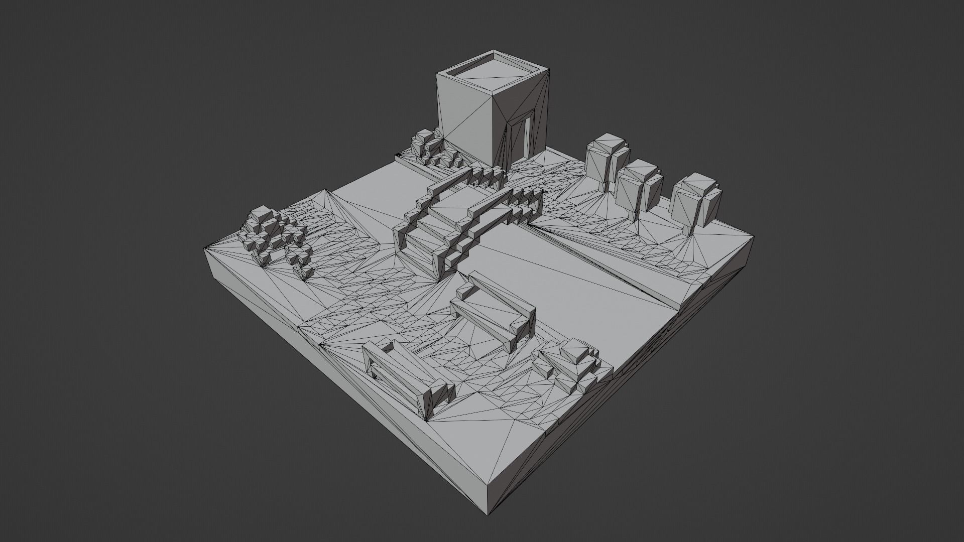 Isometric Voxel Art Low-poly 3D model_12