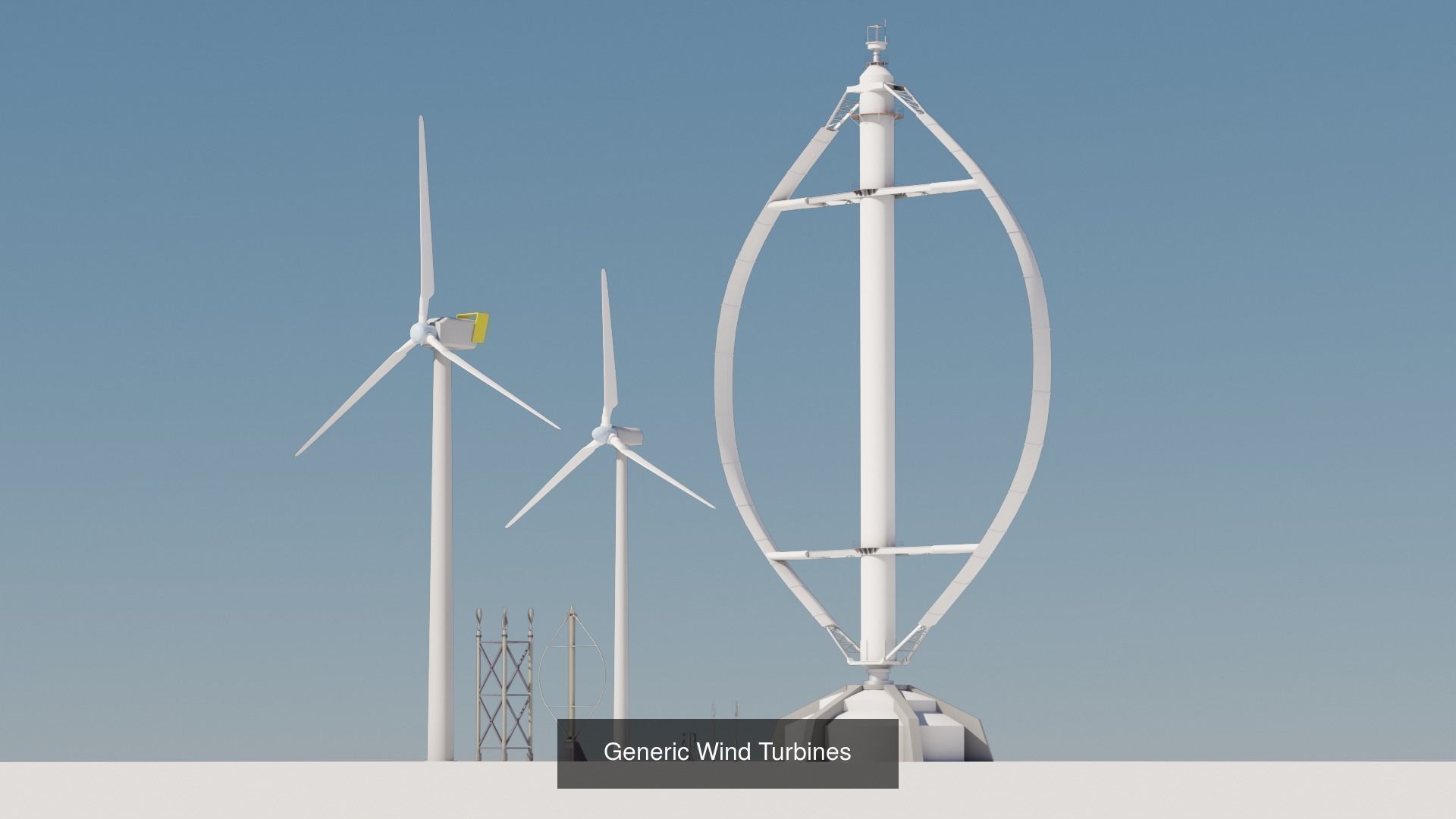 Radio Towers Electric and Street Infrastructure 3D Model Collection_6