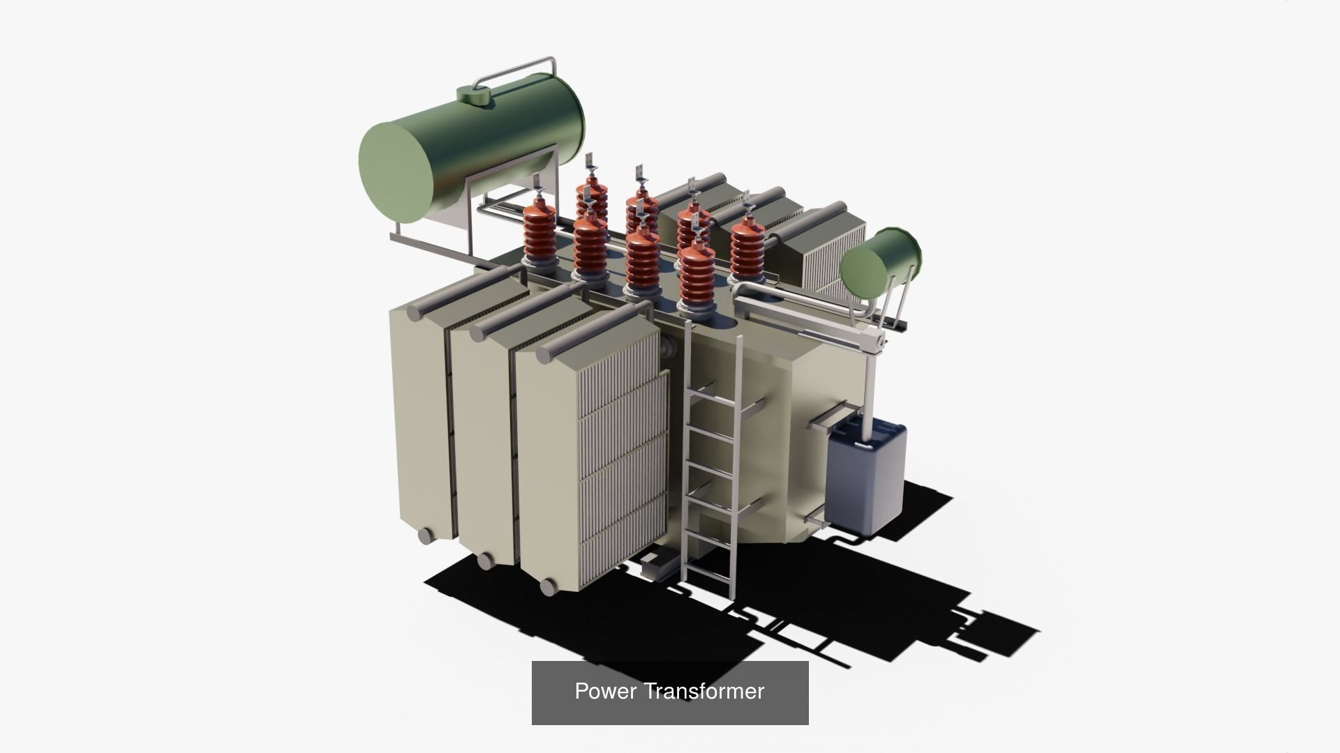 Radio Towers Electric and Street Infrastructure 3D Model Collection_20