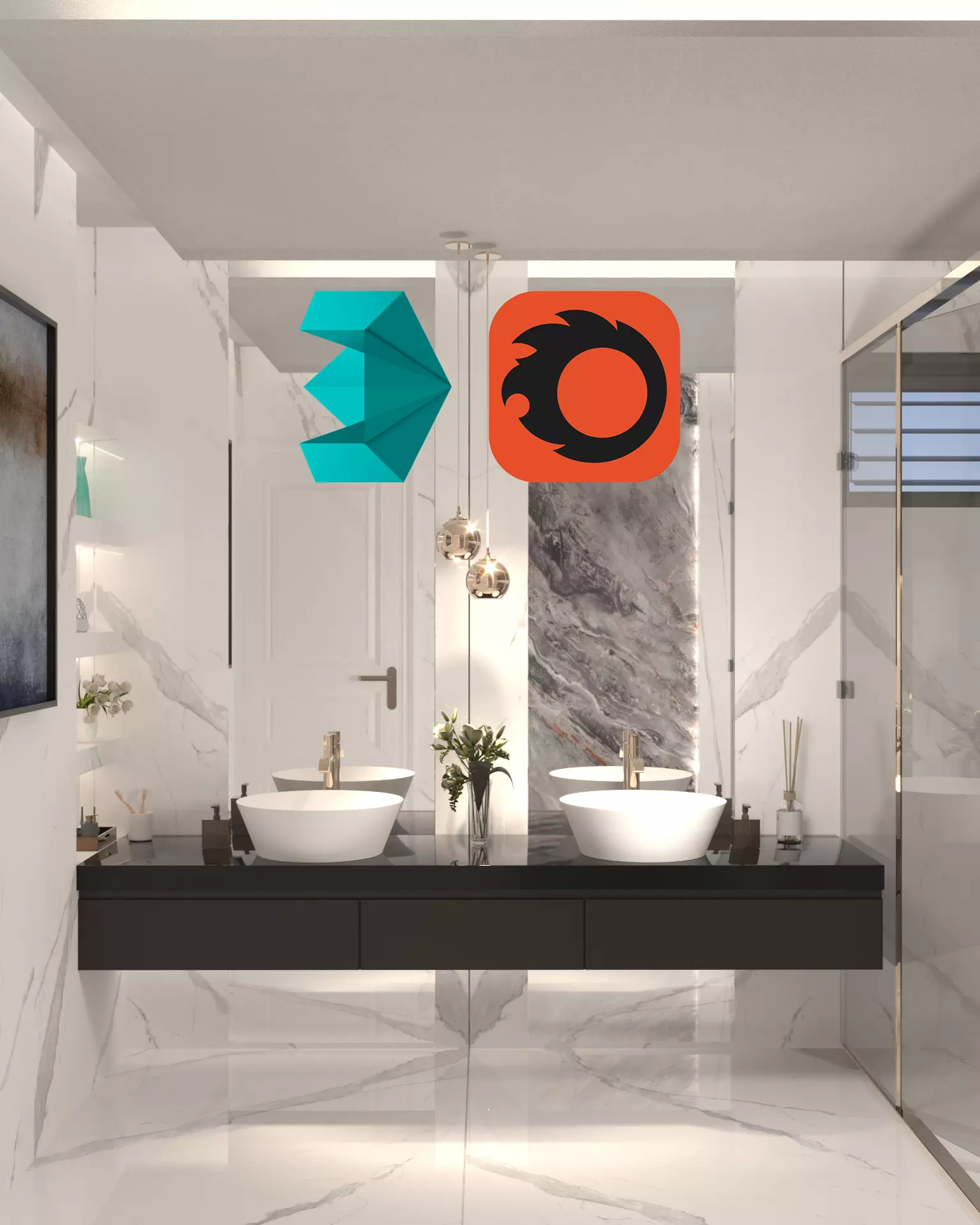 Bathroom 1 By Dvel 3D model