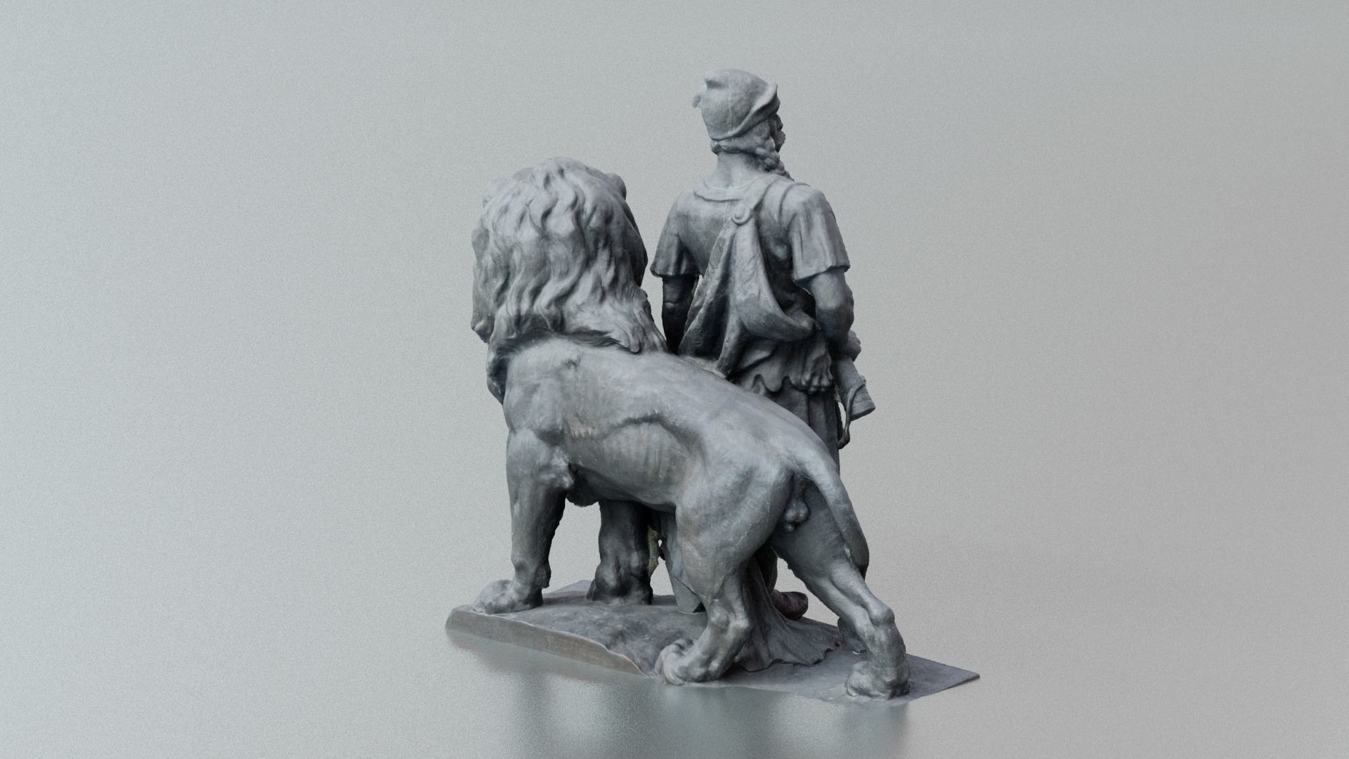 Heroic monument minitature printable character 3D print model_4