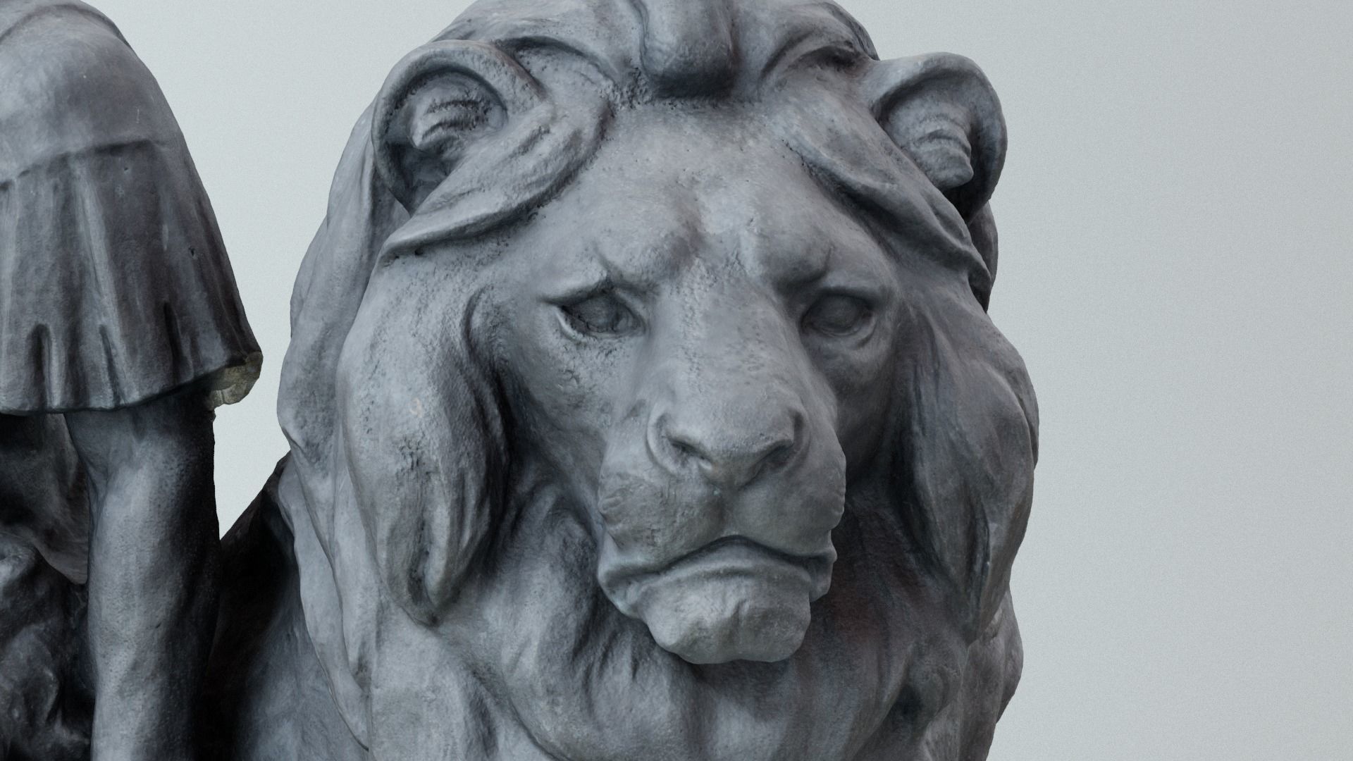 Heroic monument minitature printable character 3D print model_5