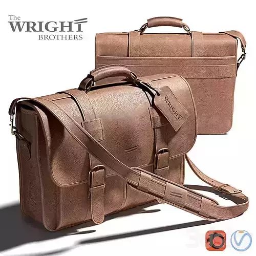 Leather mans bag
