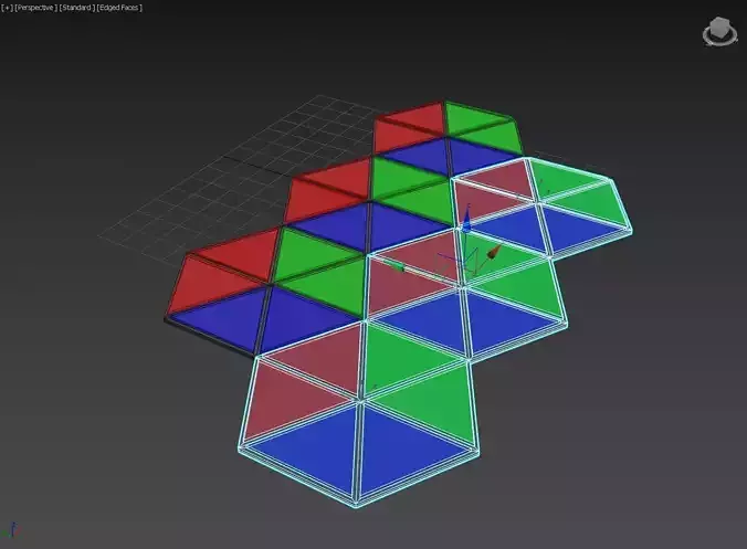 The HEXEL - Triangulated Tileable Pixel - Concept