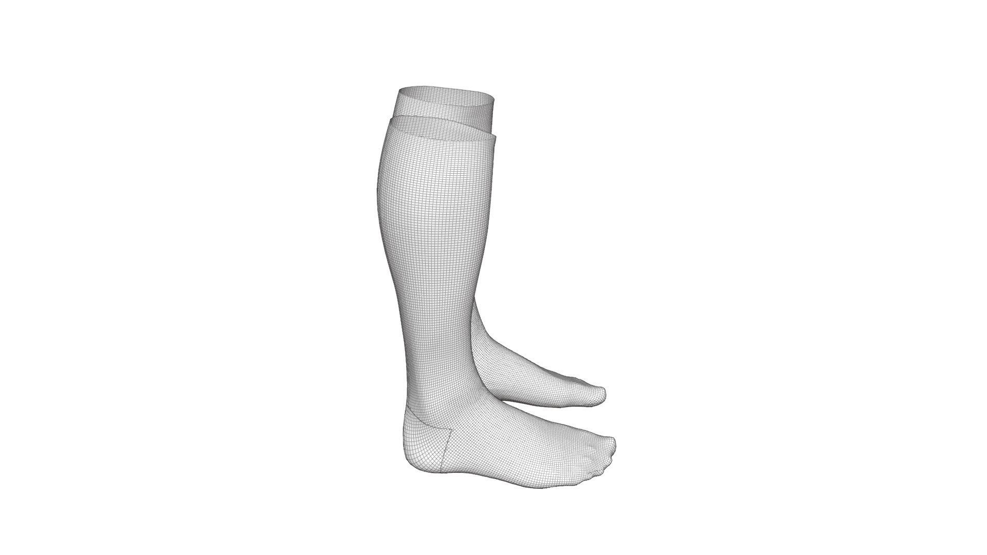 socks 3D model_23