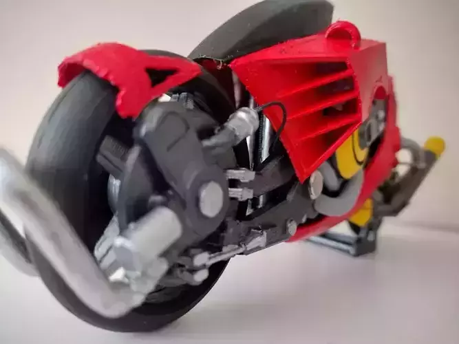Bubblegum crisis highway star motorcycle 3D print model