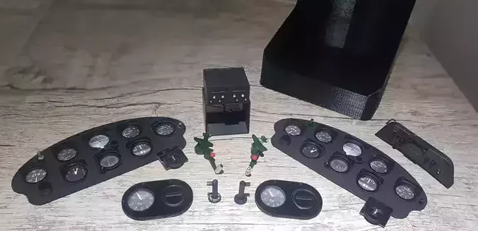 Chipmunk Interior cockpit set