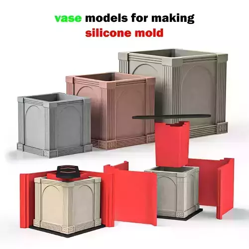 vase models for making silicone mold