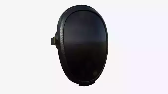 LED Screen Mask - A15 Off - No Face - Character Design Low-poly 3D model