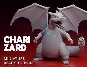 Charizard - Pokemon - 3D Ready to Print 3D print model
