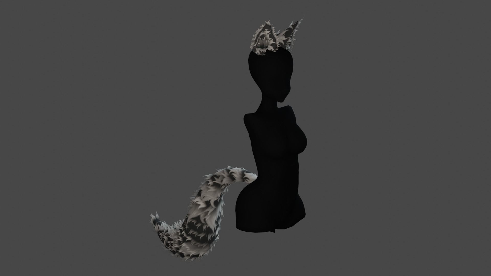 Wolf set V1 Low-poly 3D model_1
