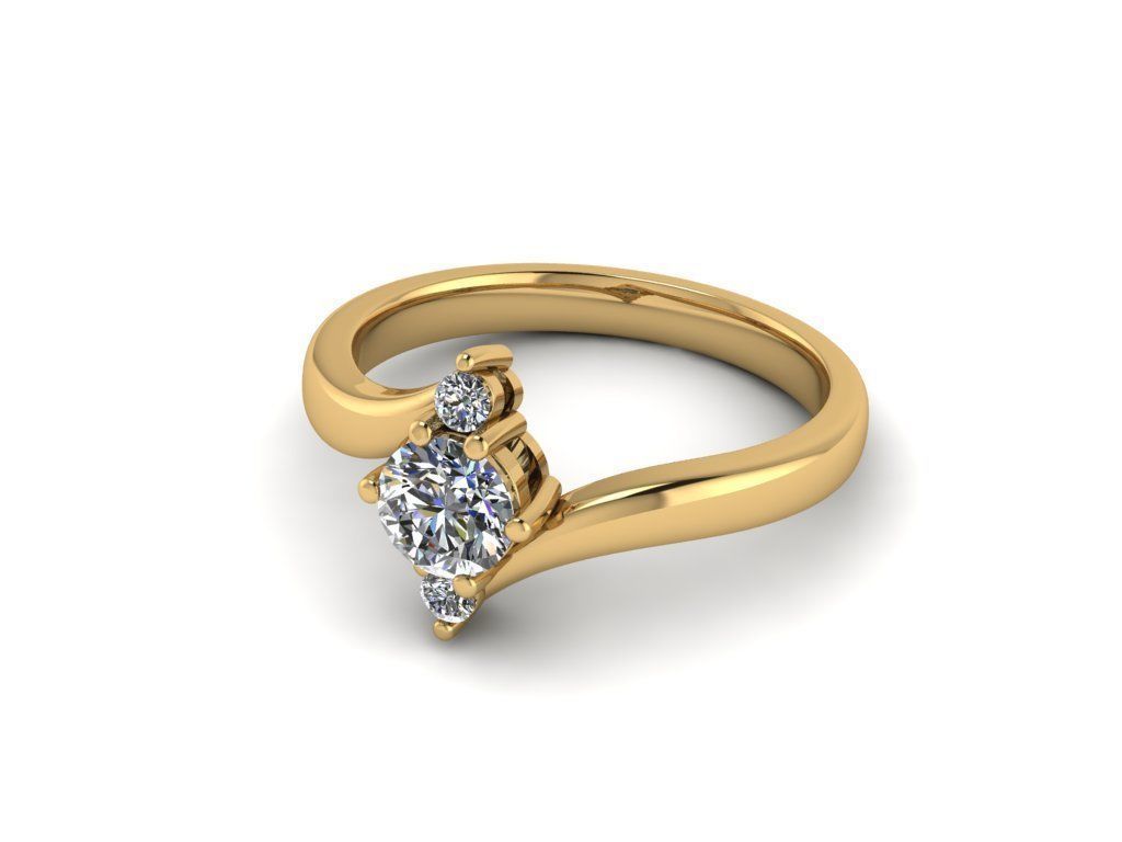 Jewelry Diamond Ring 3D print model_24