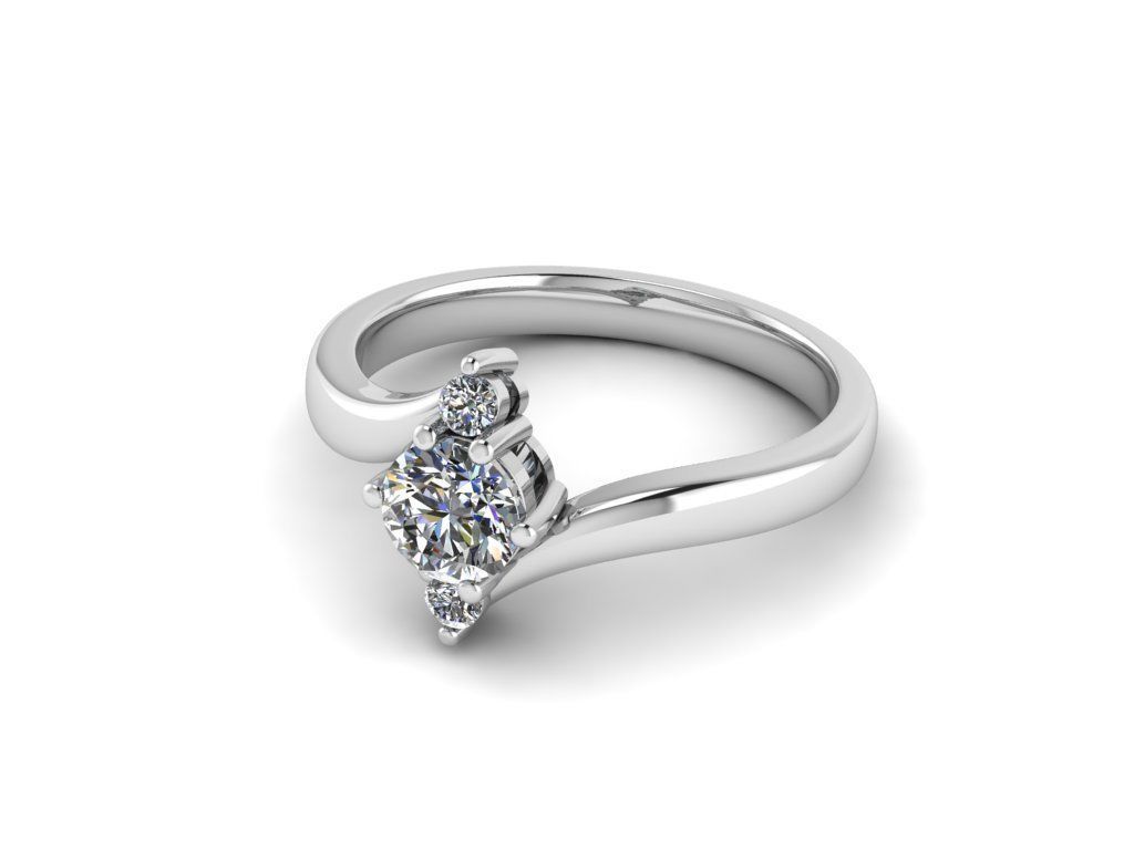 Jewelry Diamond Ring 3D print model_22