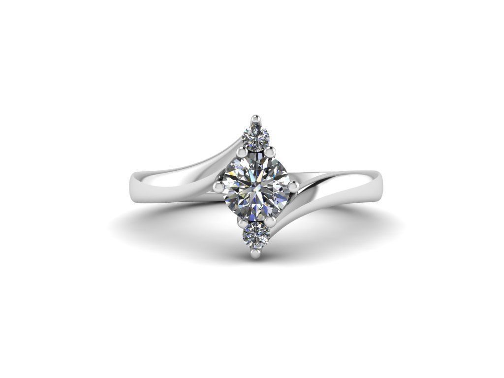 Jewelry Diamond Ring 3D print model_21