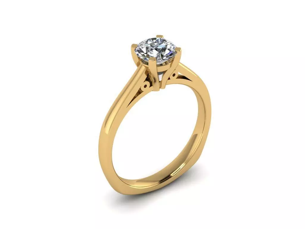 Jewelry Diamond Ring 3D print model