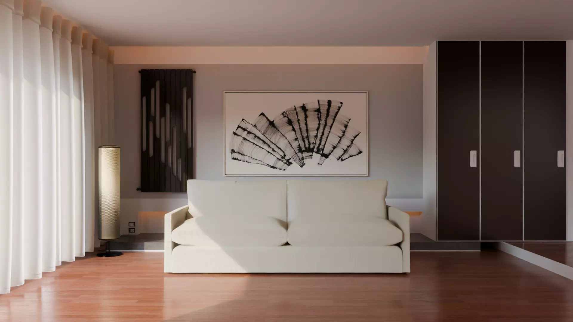 Kripton Sofa 3D Model Low-poly 3D model_0