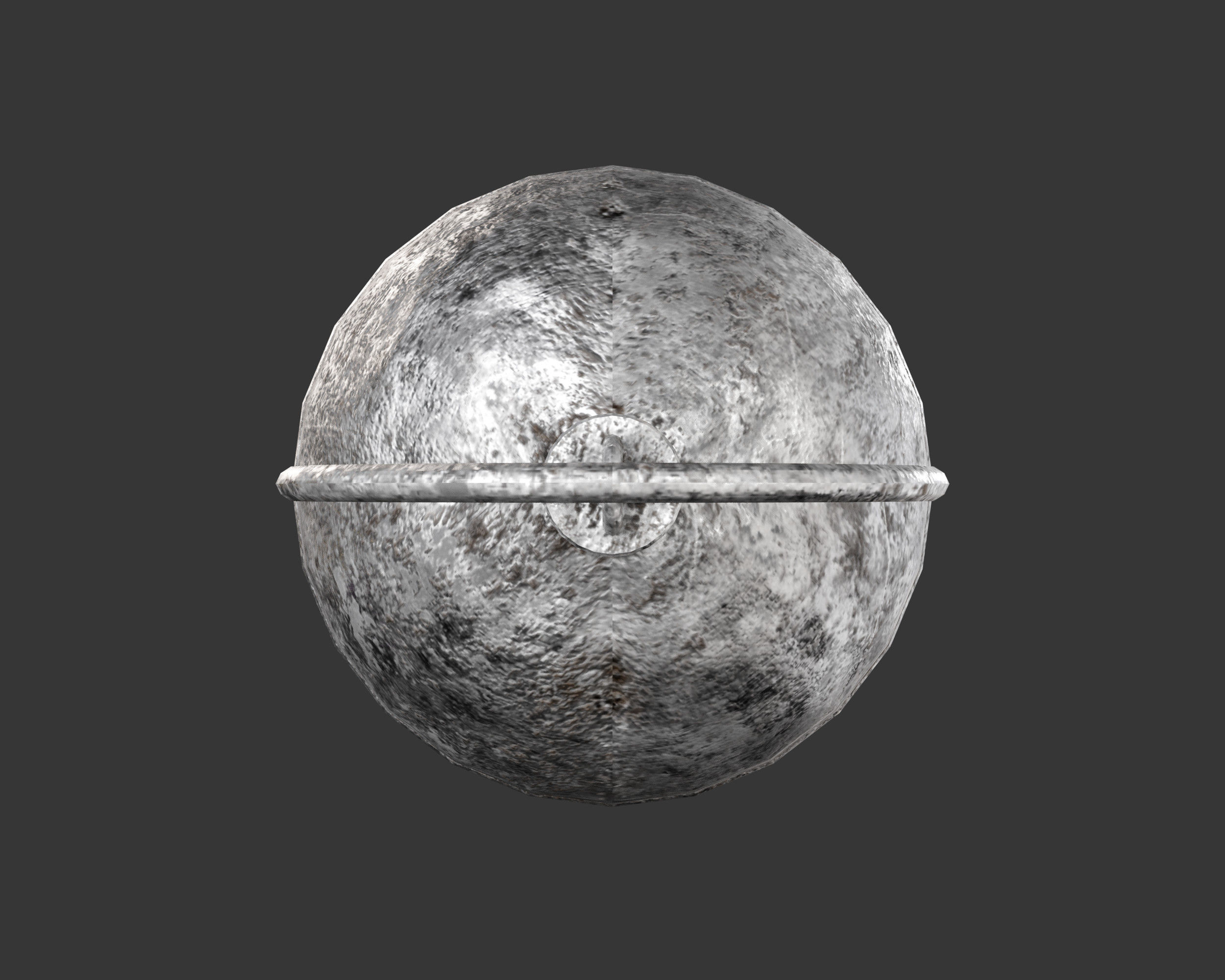 Medieval Common Lighting Lantern Low-poly 3D model_9