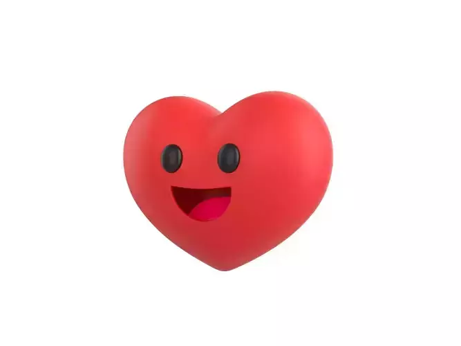 Symbol019 Smile Face Heart