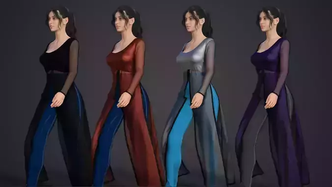 Indian Civilians Female Dress 