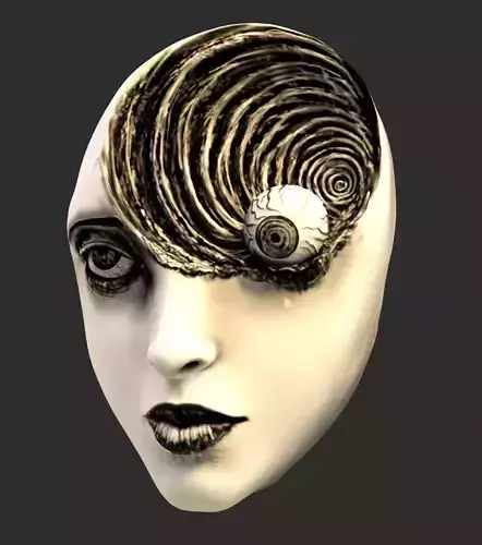  UZUMAKI JUNJI ITO mask 3D print model