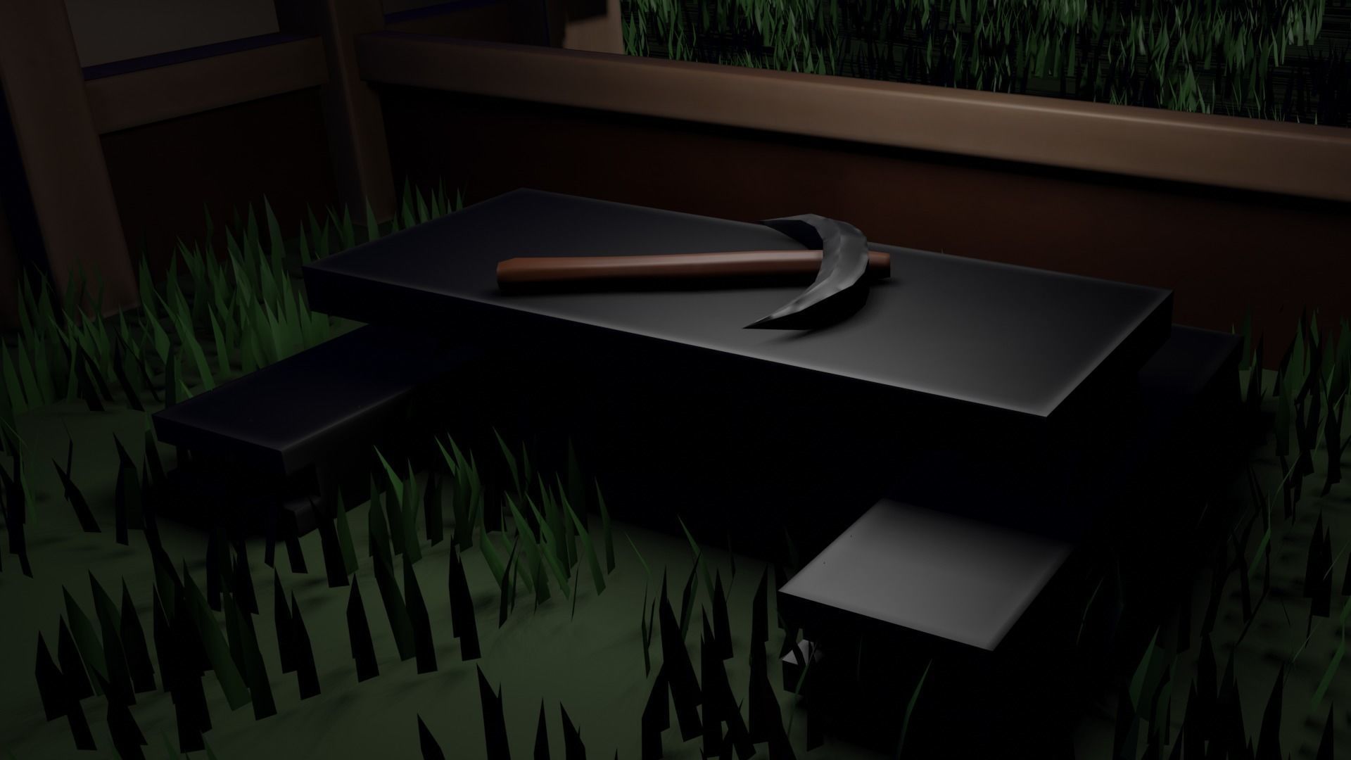 Stylized House - Low Poly Low-poly 3D model_5