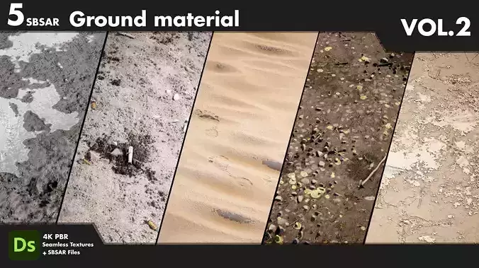 5 sbsar Ground material VOL 2
