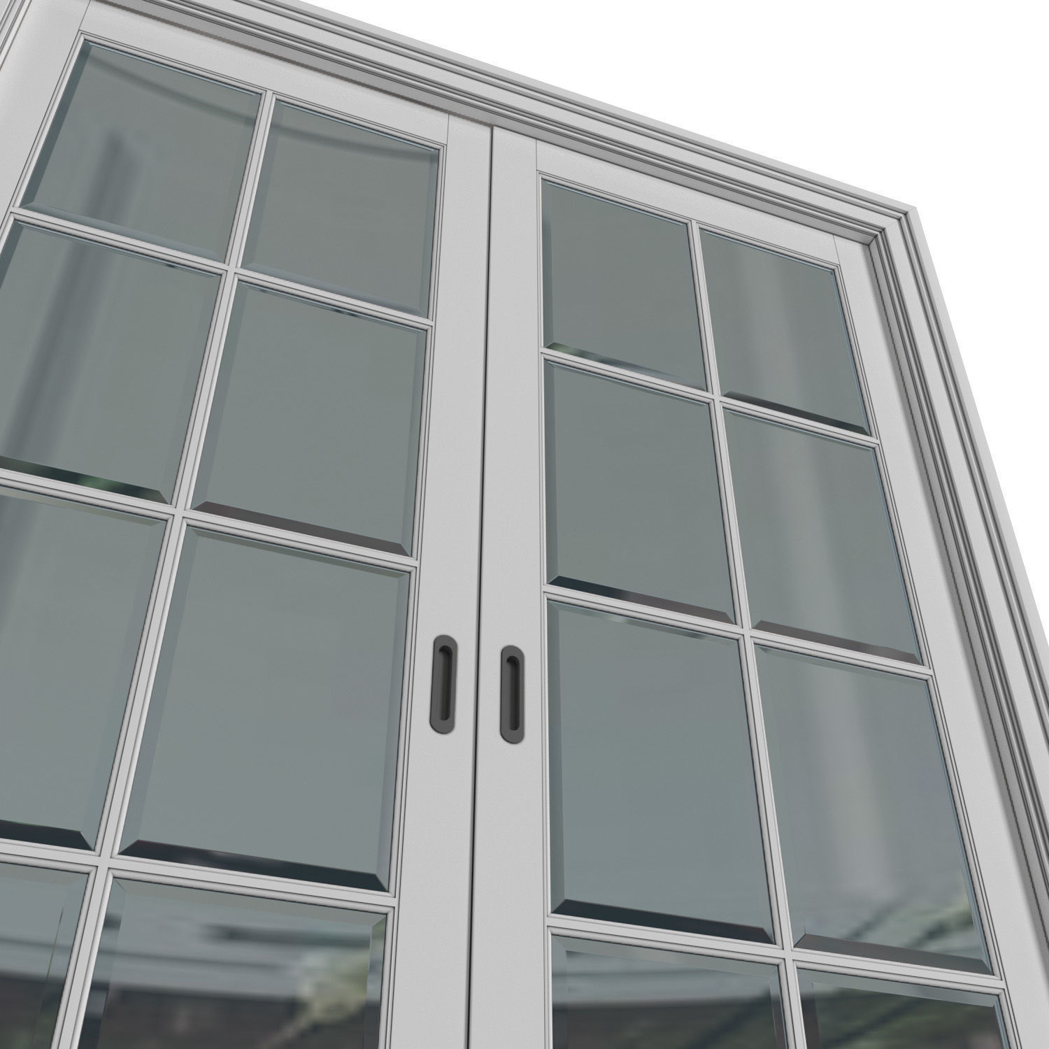 French Sliding Doors classic style 3D model_3