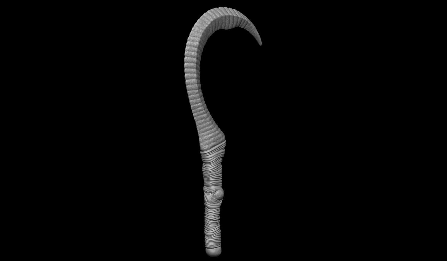 3D PRINTABLE PREDATOR ARCHAIC ACCESSORY PACK WEAPONS 3D print model_25