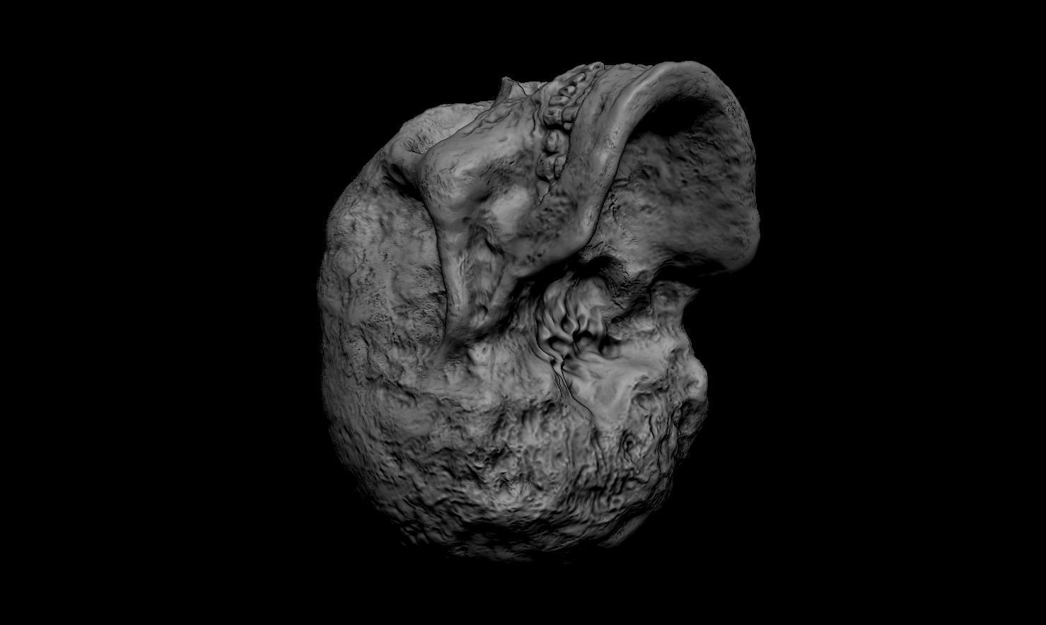 3D PRINTABLE PREDATOR ARCHAIC ACCESSORY PACK WEAPONS 3D print model_17