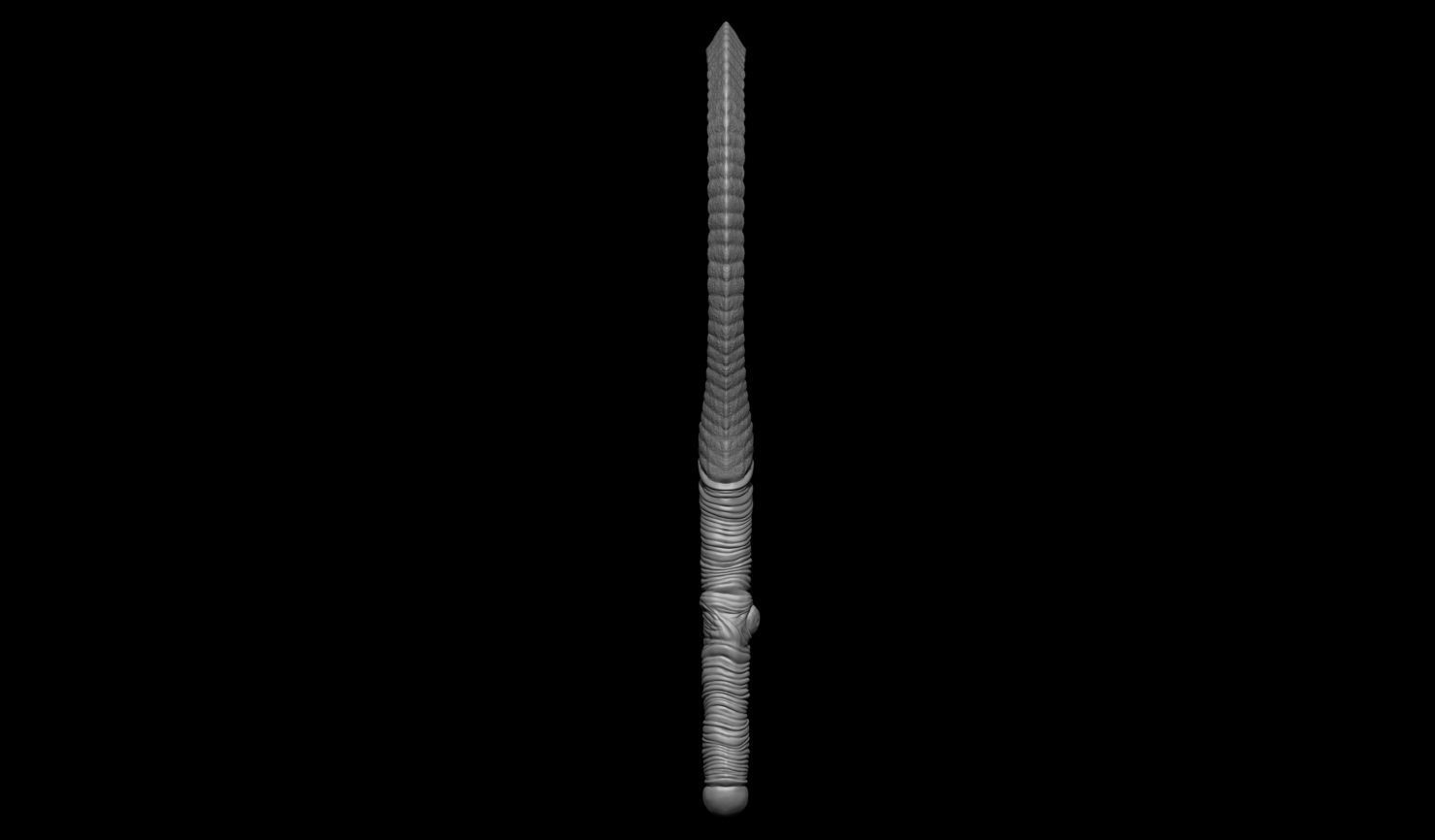 3D PRINTABLE PREDATOR ARCHAIC ACCESSORY PACK WEAPONS 3D print model_22