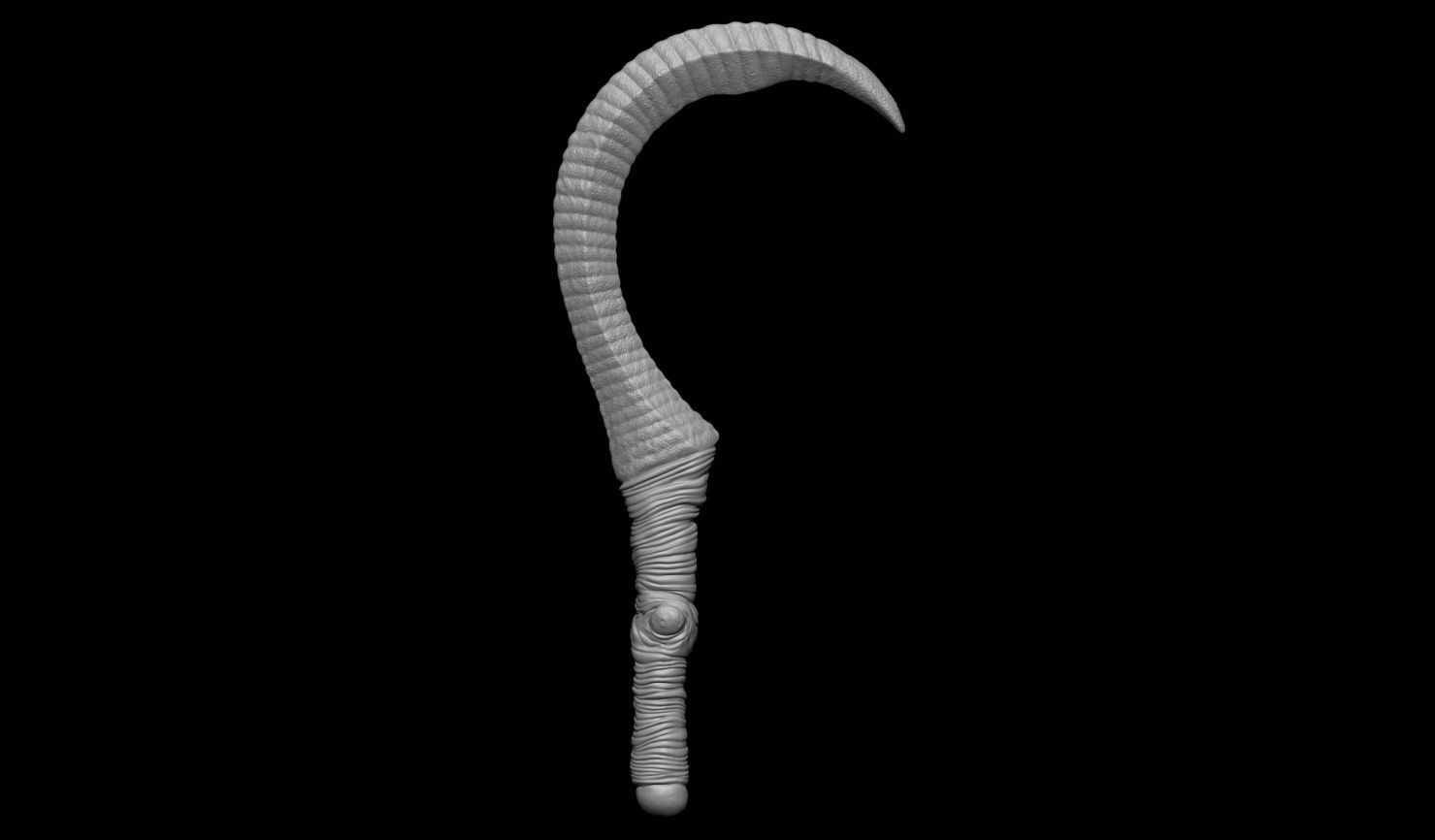 3D PRINTABLE PREDATOR ARCHAIC ACCESSORY PACK WEAPONS 3D print model_21