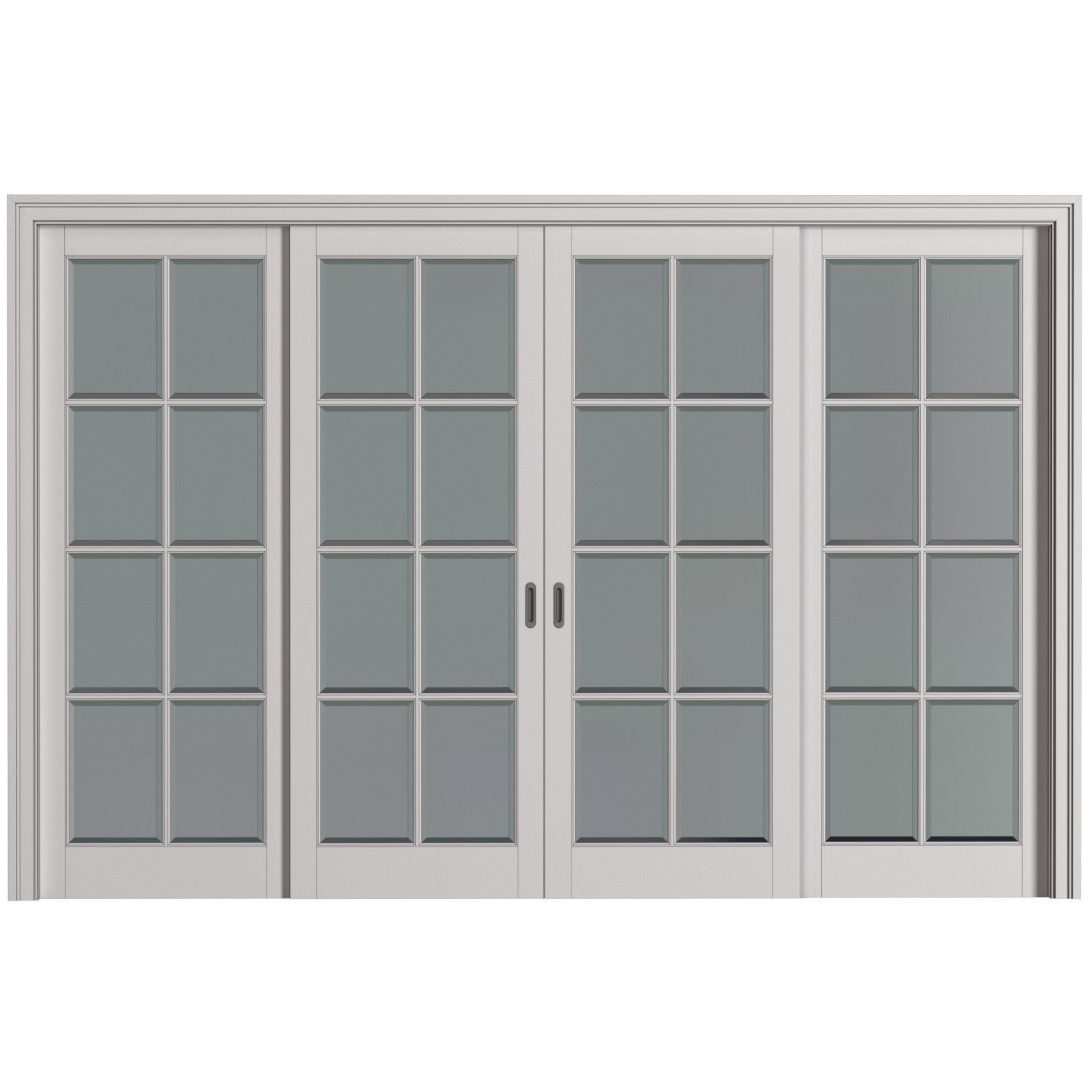 Interior sliding doors in classic style 3D model_1