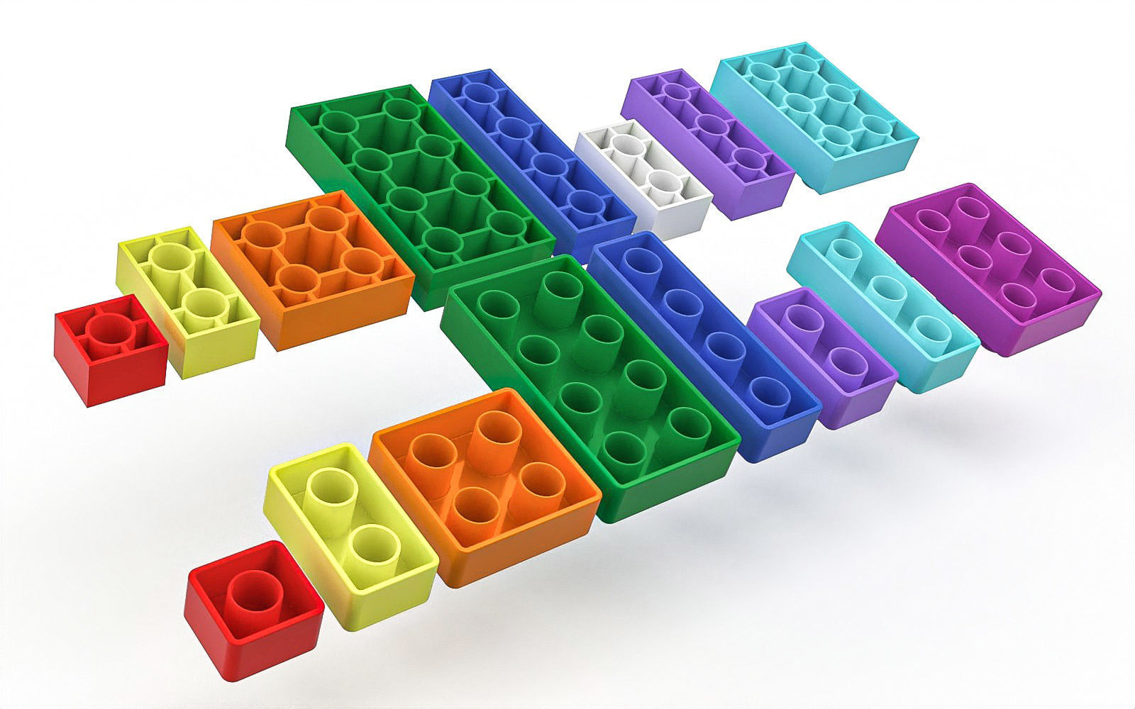 LEGO Pack 3D model_1